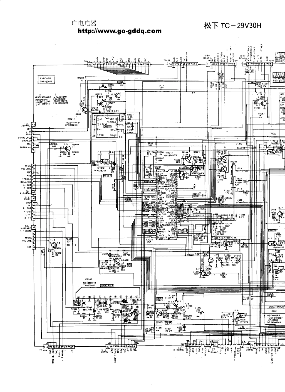 松下TC-29V30H彩电图纸_松下  TC-29V30H(01).pdf_第1页