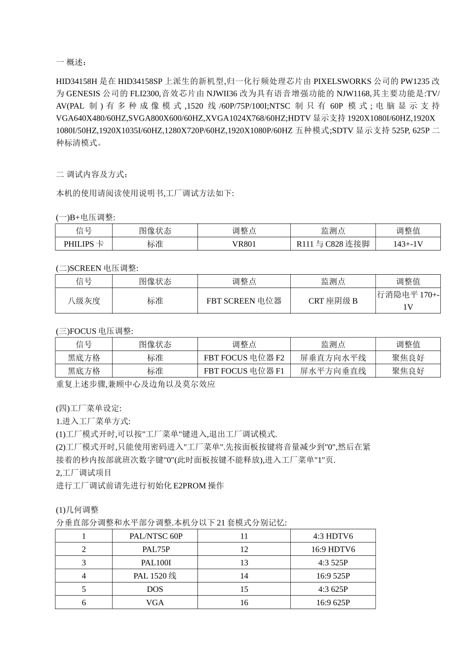 （二十）GU21机芯  通用  GU21机芯维修手册_第四章 维修宝典.doc_第2页