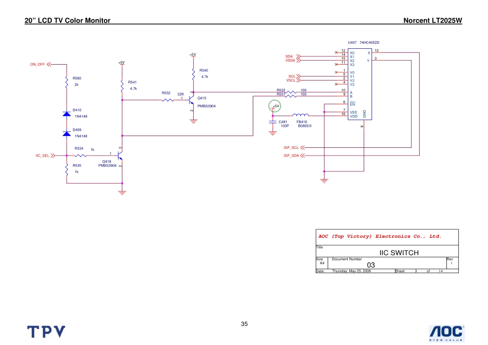 AOC Norcent LT2025W液晶显示器电路图.pdf_第3页