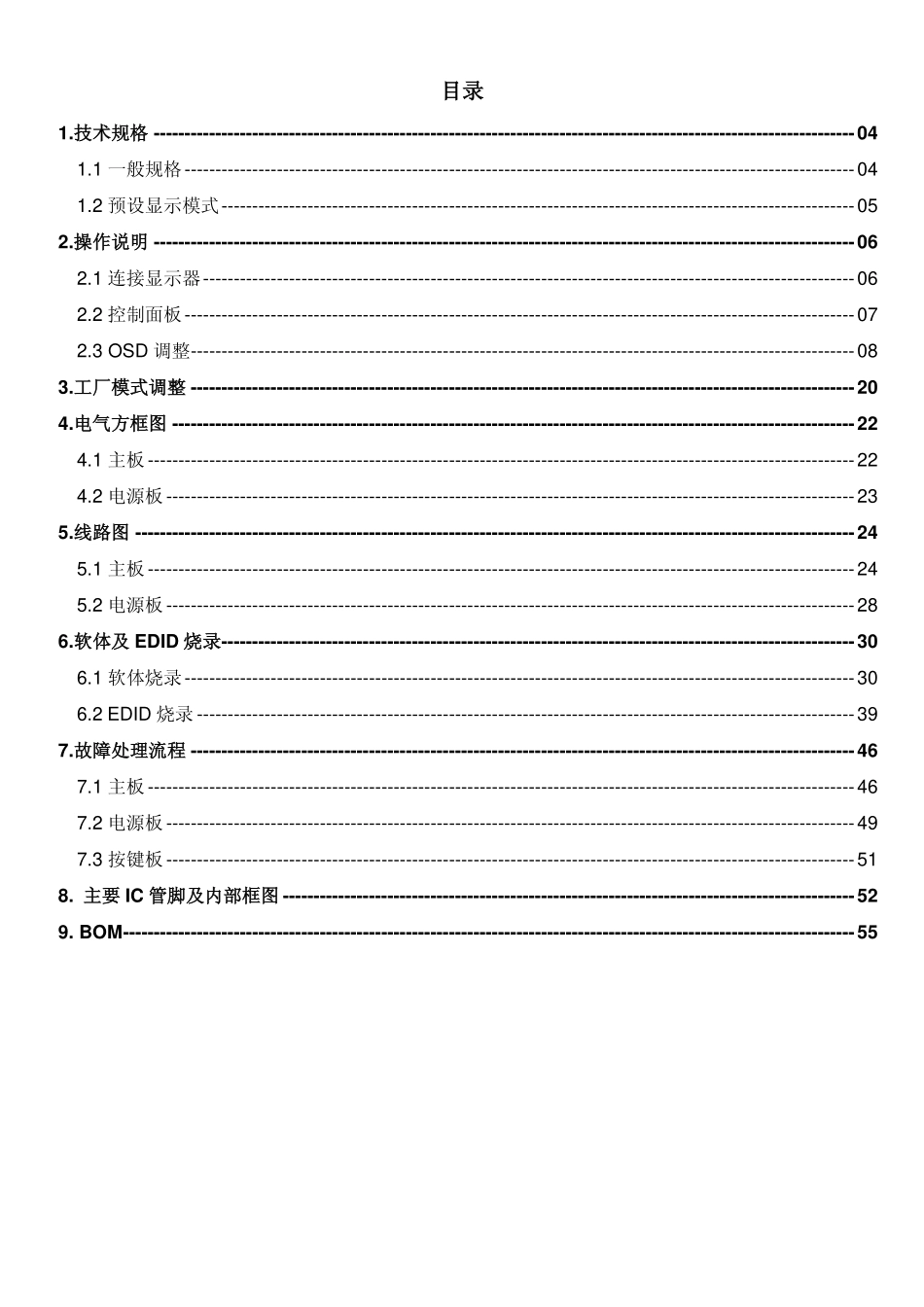 AOC N941S+液晶显示器维修手册_AOC_N941S+.pdf_第3页