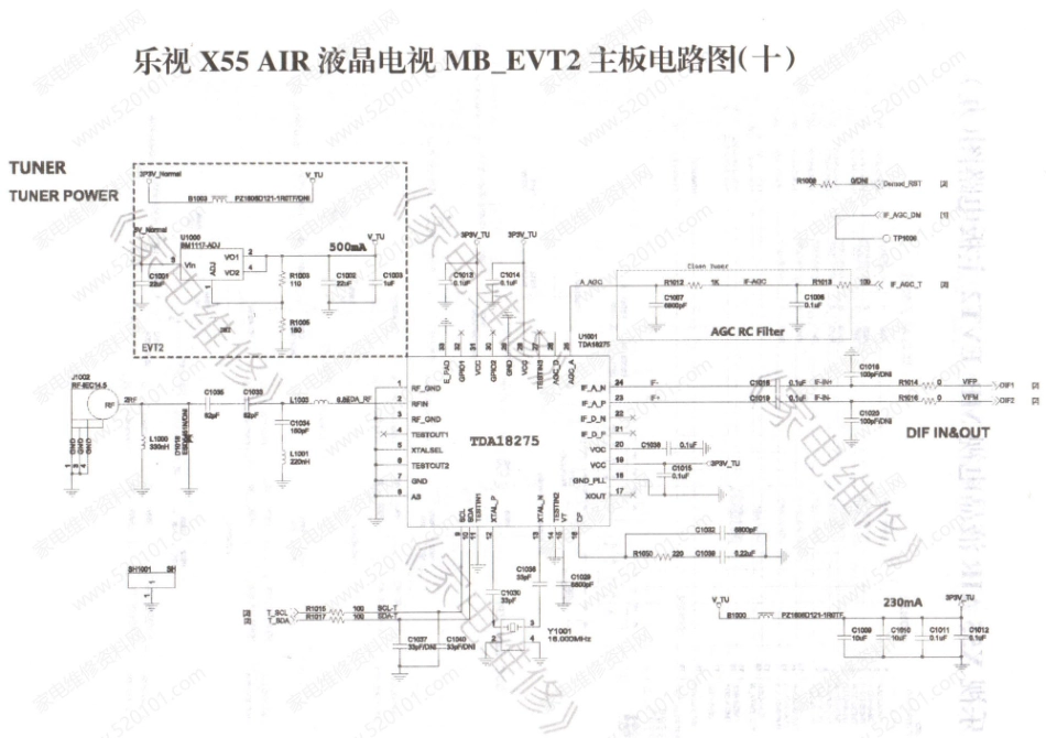 乐视X55 AIR液晶电视MB_EVT2主板电路原理图.pdf_第2页