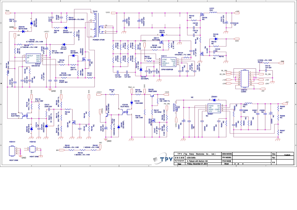 乐视X50 AIR 715G6748-P0B-000-0020-FHD电源板电路图.pdf_第3页