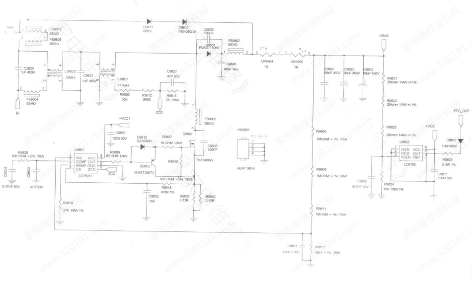 乐视X3-65液晶电视电源板电路原理图.pdf_第2页