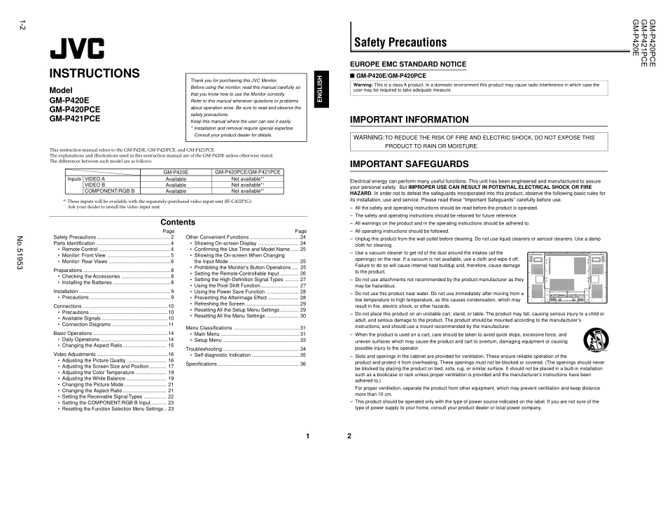 JVC GM-P420_JVC GM-P420  5ien.pdf_第2页