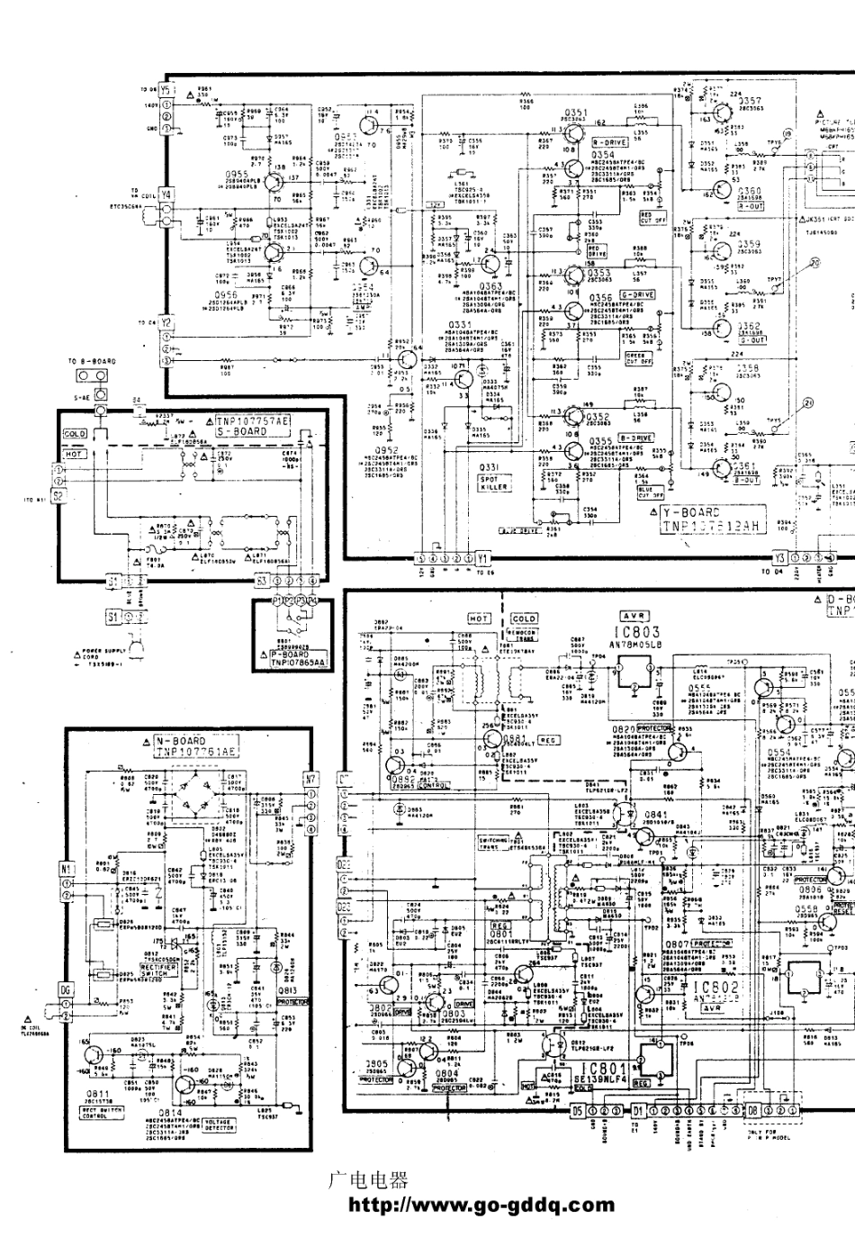 松下TC-29V2H彩电图纸_松下  TC-29V2H(01).pdf_第1页