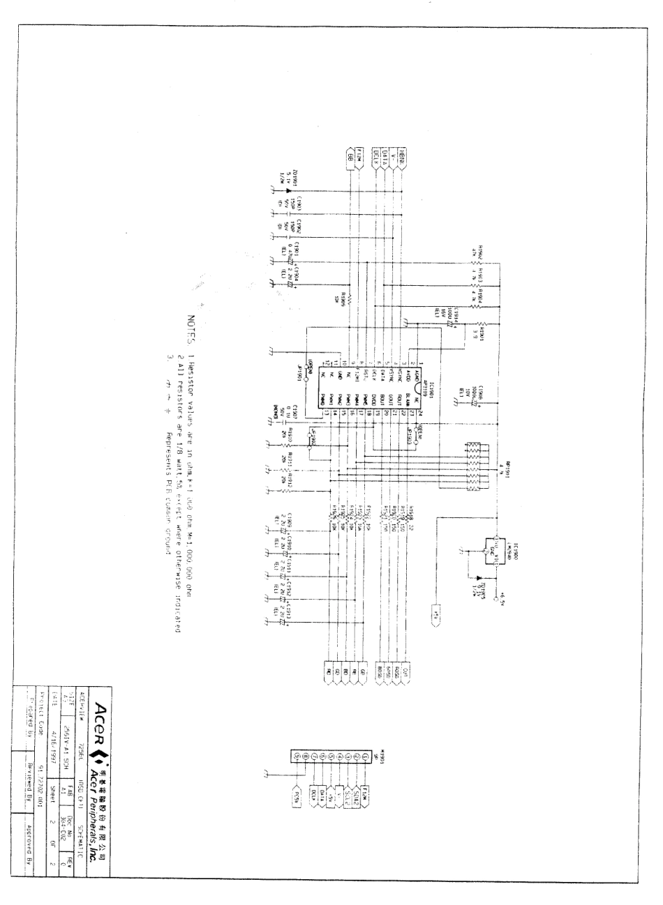 ACER 7134EL显示器电路原理图_ACER_7156C.PDF_第1页