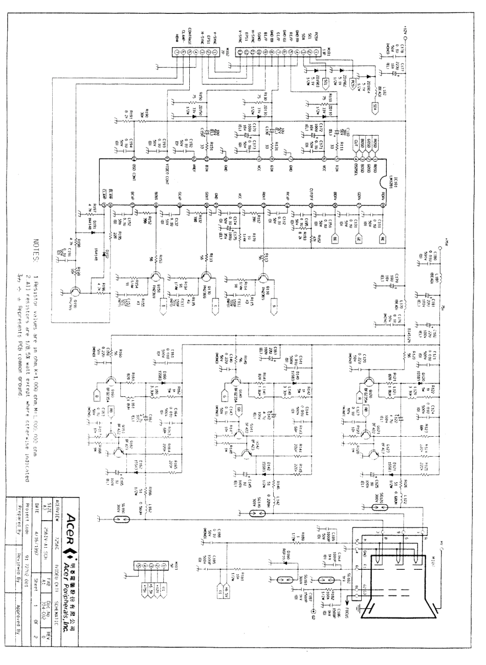 ACER 7134EL显示器电路原理图_ACER_7156C.PDF_第2页