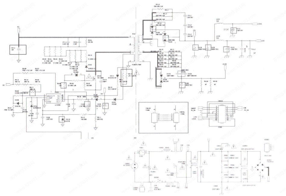 乐视S40 Air 715G6998-P0G电源板电路原理图.pdf_第2页