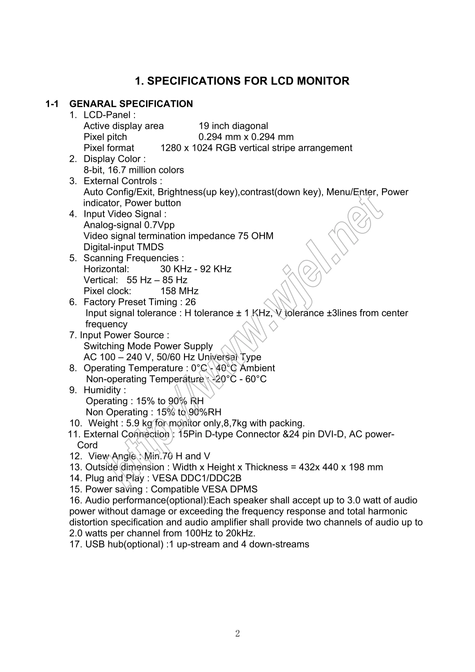 AOC LM914液晶显示器维修手册_AOC_LM914.pdf_第3页