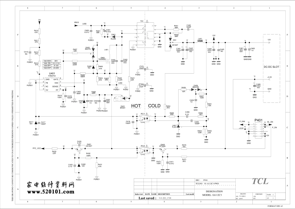 乐华液晶电视40-A112C3-PWD1XG电源板电路图.pdf_第2页