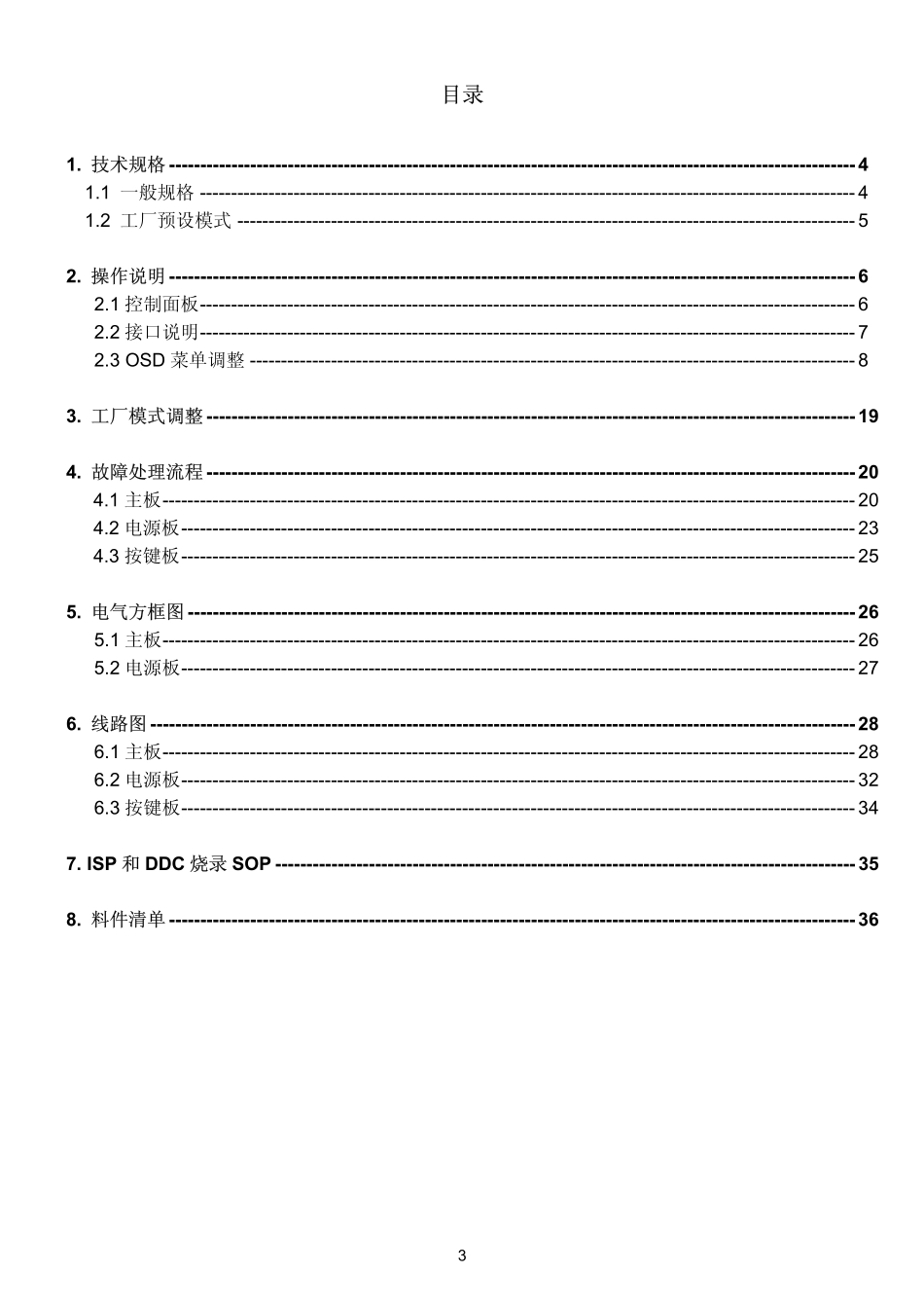 AOC IF23液晶显示器维修手册_AOC IF23.pdf_第3页