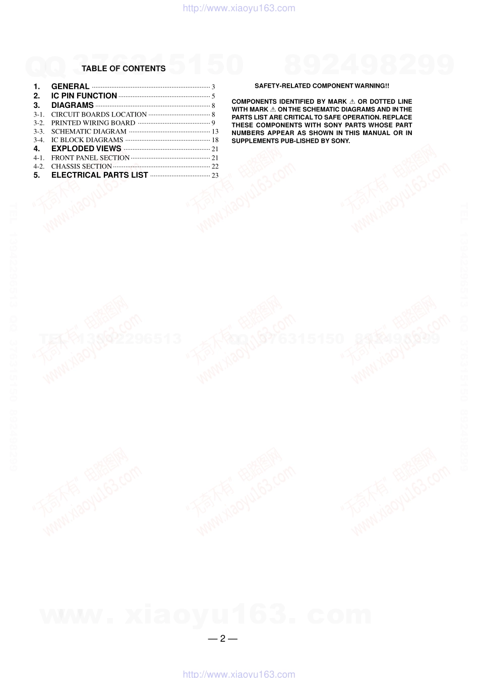 索尼SONY TA-VE110电路图.pdf_第2页