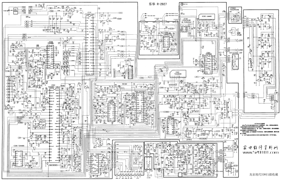 乐华R2927彩电原理图_乐华R2927.pdf_第1页