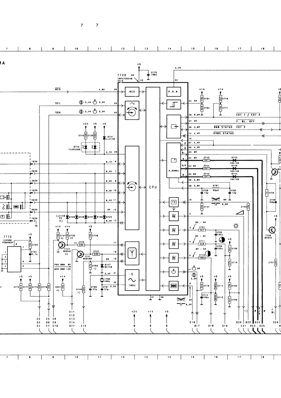 飞利浦G90B机芯线路原理图_飞利浦G90B机芯电视机图纸.pdf_第2页