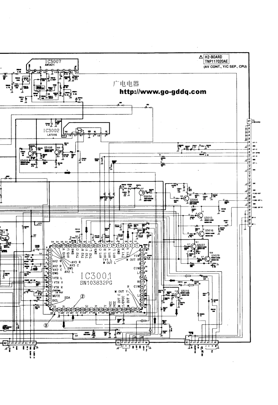 松下TC-29GV10X彩电图纸_松下  TC-29GV10X(52).pdf_第1页