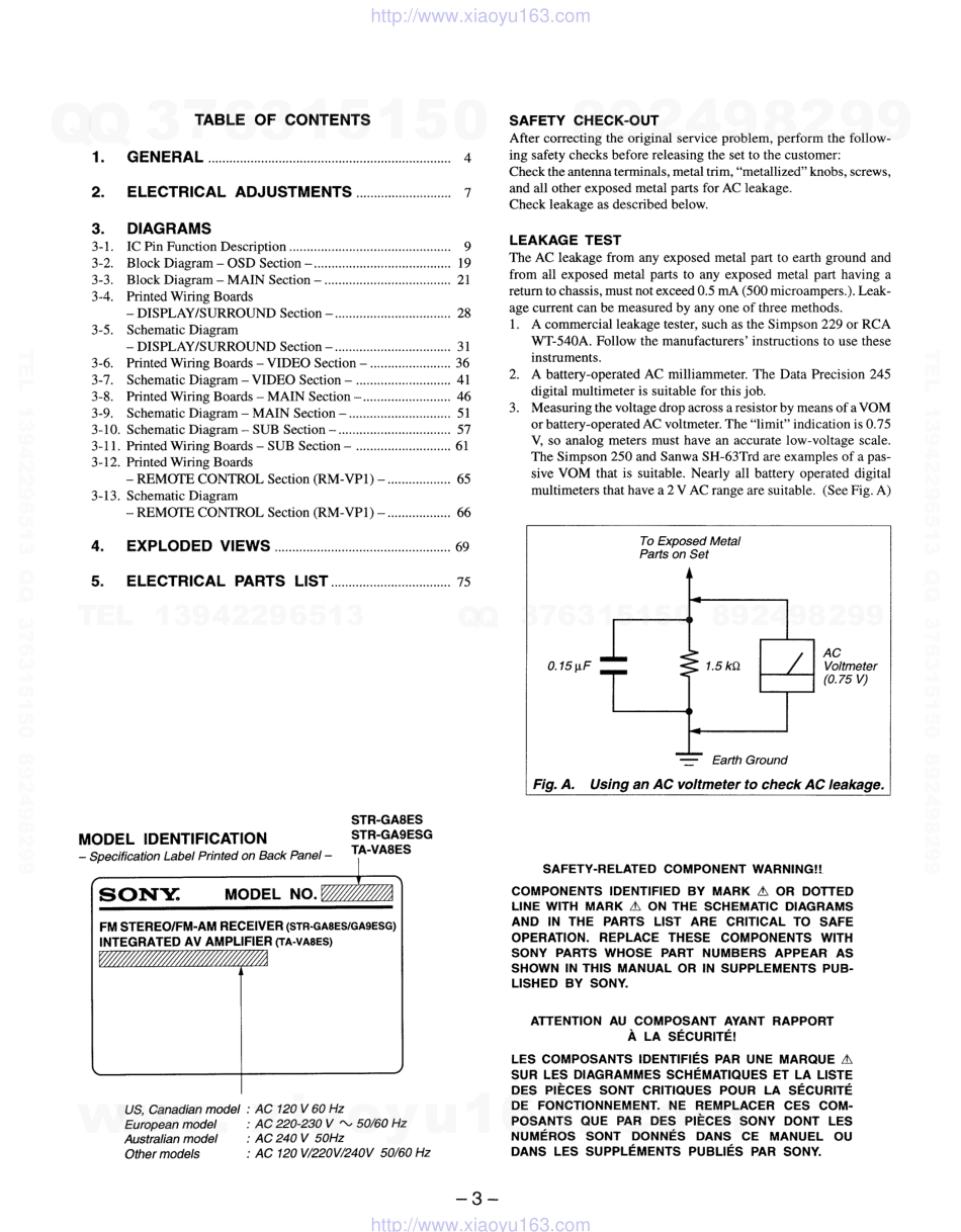 索尼SONY STR-TA-VA8ES电路图.pdf_第3页