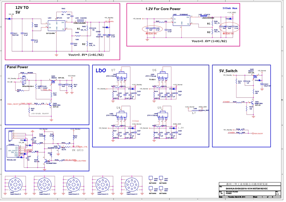 乐华32L20液晶液晶电视（3MS82AZ机芯）电路原理图.pdf_第2页