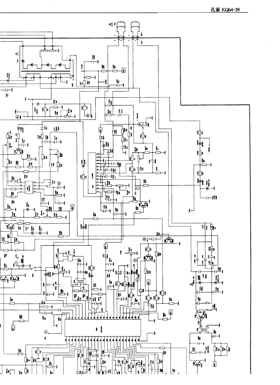 孔雀KQ64-39电视机电路原理图_孔雀  KQ64-39(06).pdf_第1页