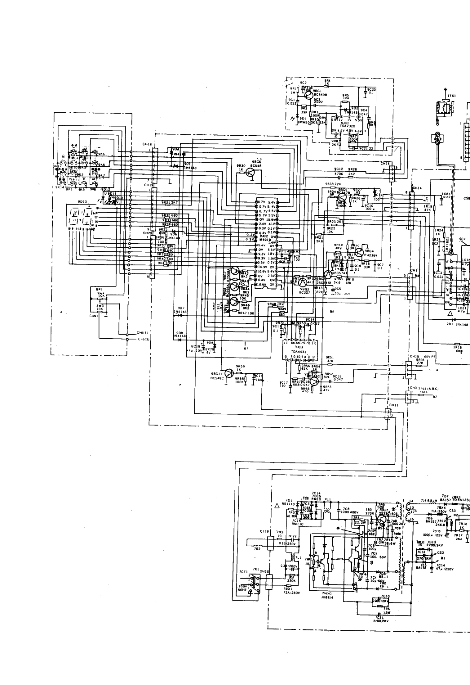 孔雀KQ51-38-3电视机电路原理图_孔雀  KQ51-38-3(01).pdf_第1页