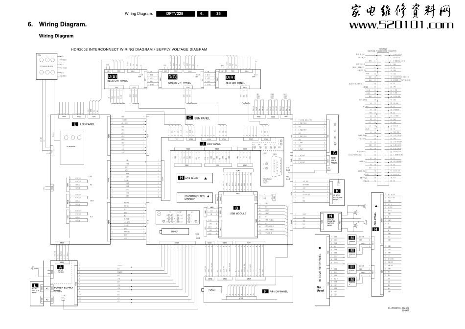 飞利浦DPTV325机芯线路原理图_飞利浦DPTV325机芯电视机图纸.pdf_第1页