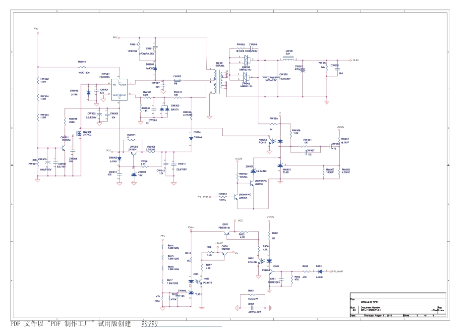 康佳液晶电视35015501电源板电路原理图.pdf_第3页