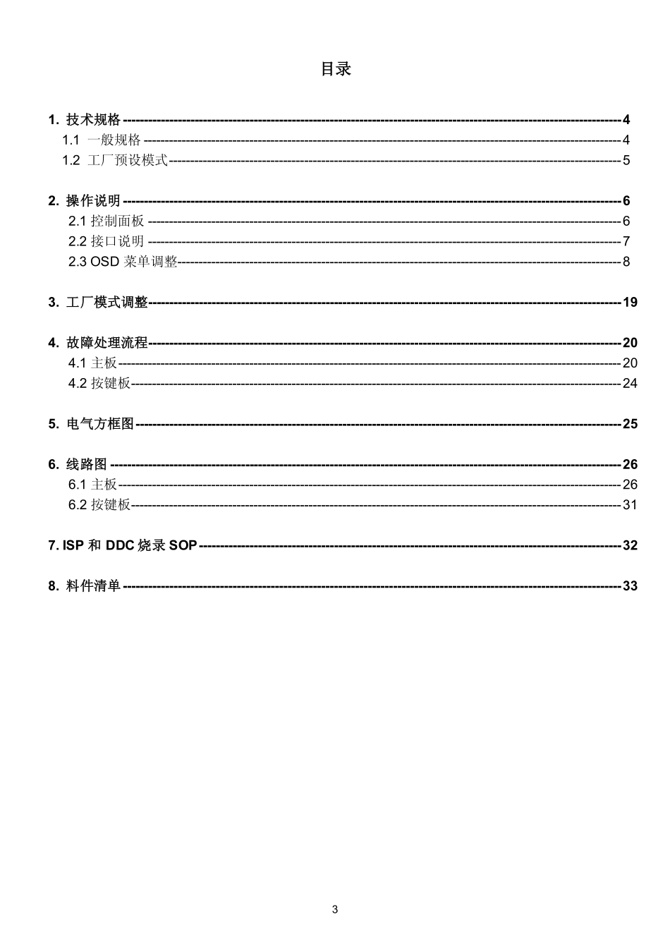 AOC e2043F液晶显示器维修手册.pdf_第3页