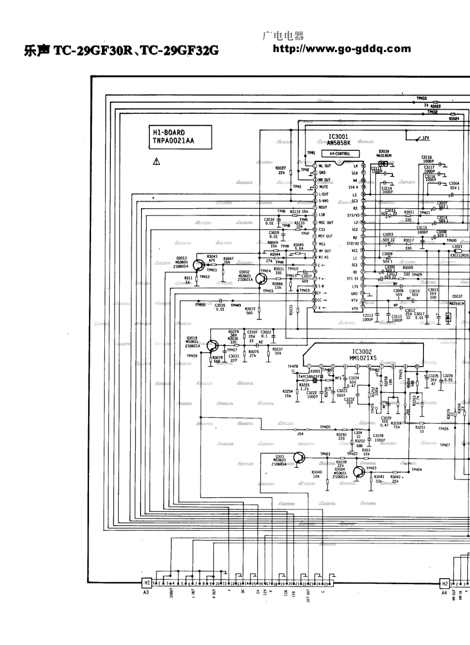 松下TC-29GF32G彩电图纸_松下  TC-29GF30R、TC-29GF32G(07).pdf_第1页