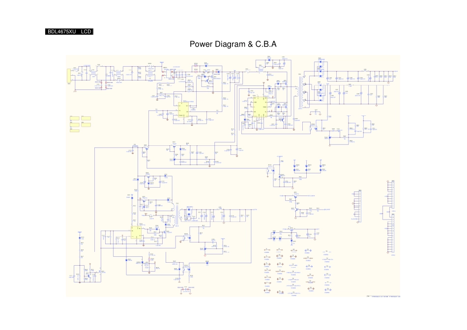 飞利浦BDL4675XU电源板电路图.pdf_第1页