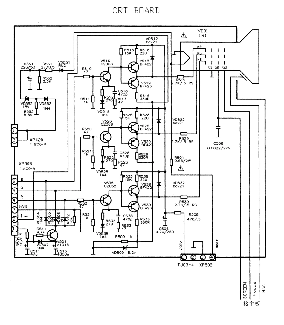 康佳彩电T2990C电路原理图.pdf_第2页