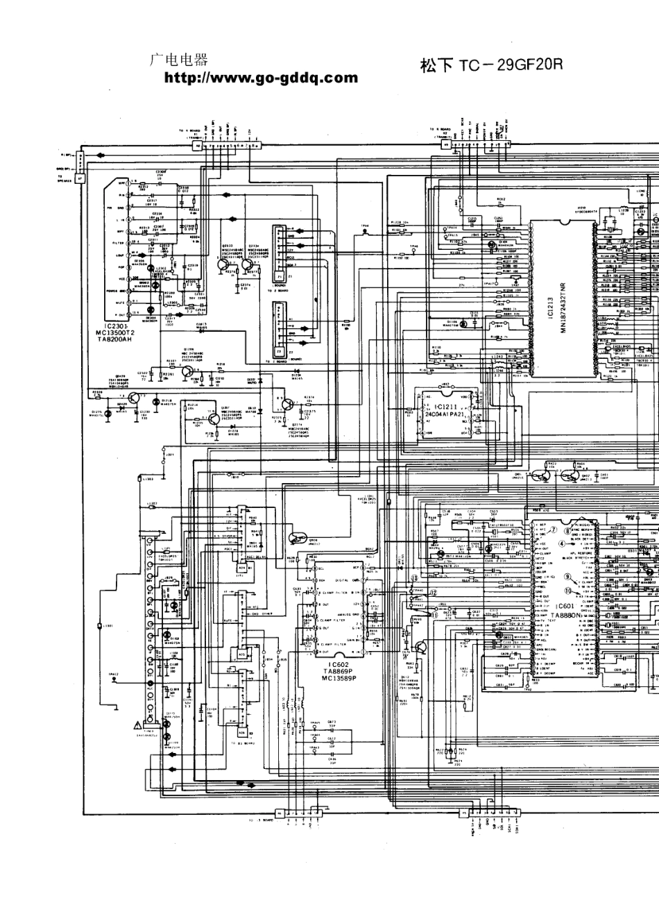 松下TC-29GF20R彩电图纸_松下  TC-29GF20R(03).pdf_第1页