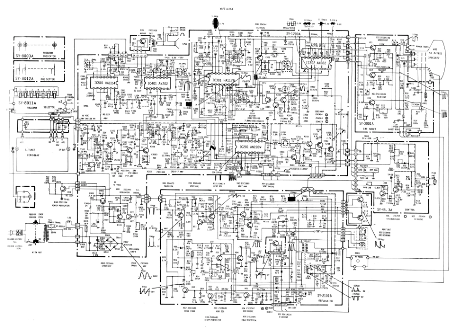 JVC胜利7170GB彩电电路原理图_JVC(胜利) 7170GB.pdf_第1页