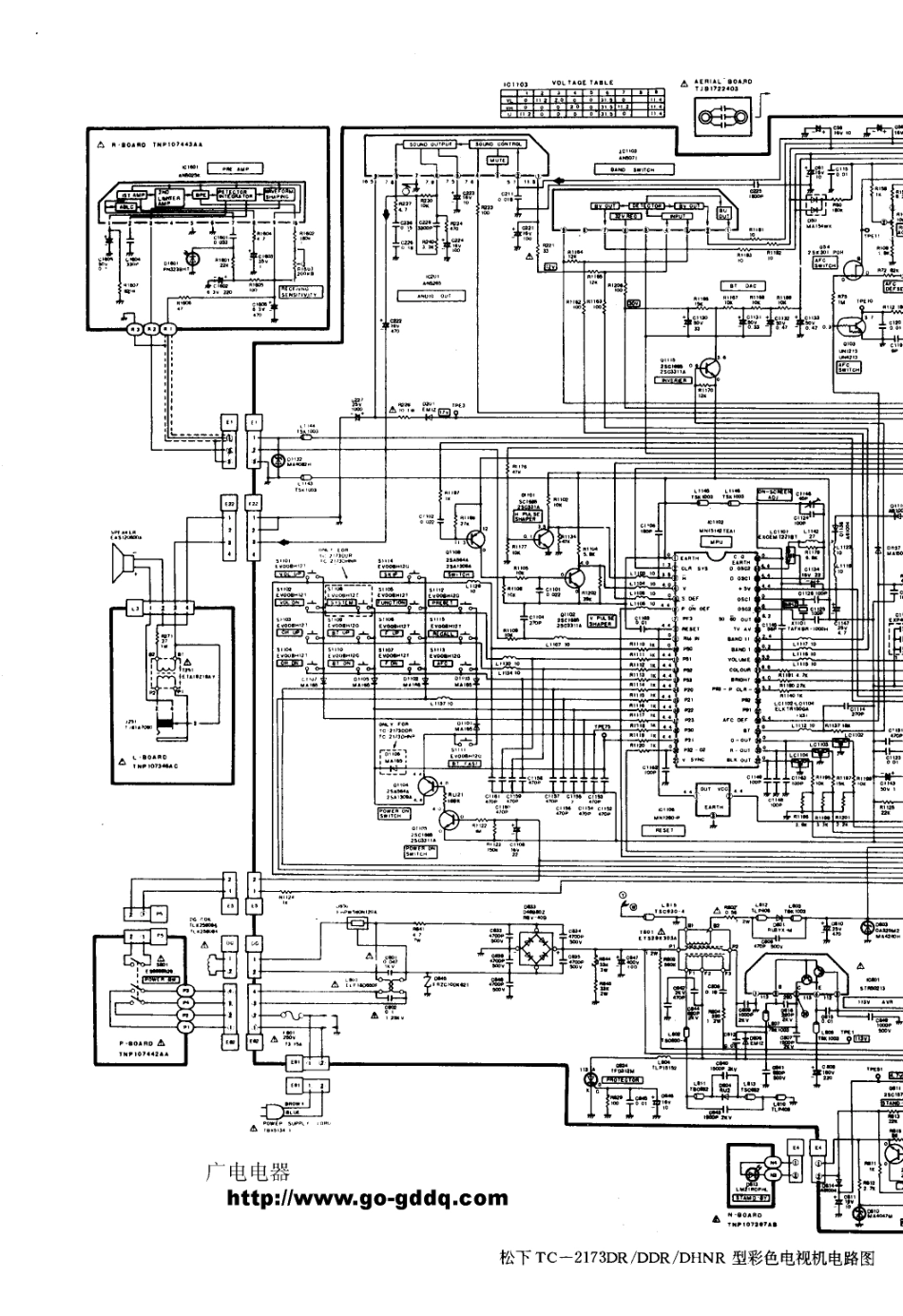 松下TC-2173原理图_松下  TC-2173DR、TC-2173DDR、TC-2173DHNR(03).pdf_第1页