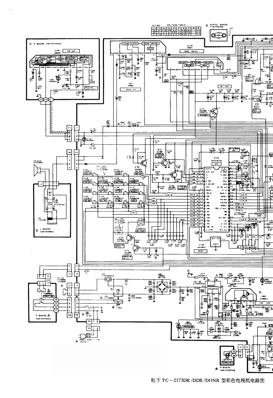 松下TC-2173DDR彩电原理图_松下  TC-2173DR、TC-2173DDR、TC-2173DHNR(03).pdf_第1页