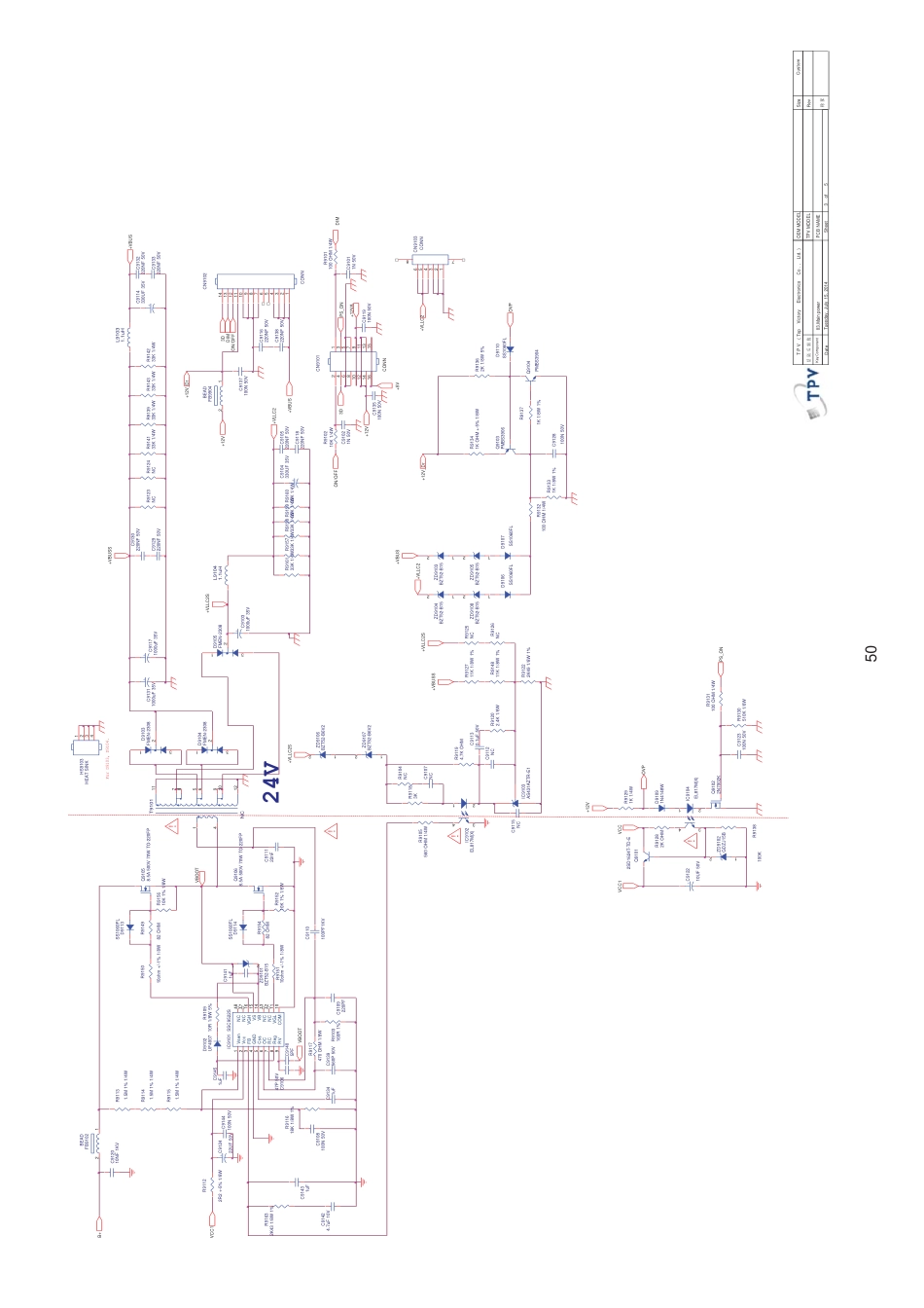 飞利浦采用715G6607-P02-001-002M电源板电路原理图.pdf_第2页