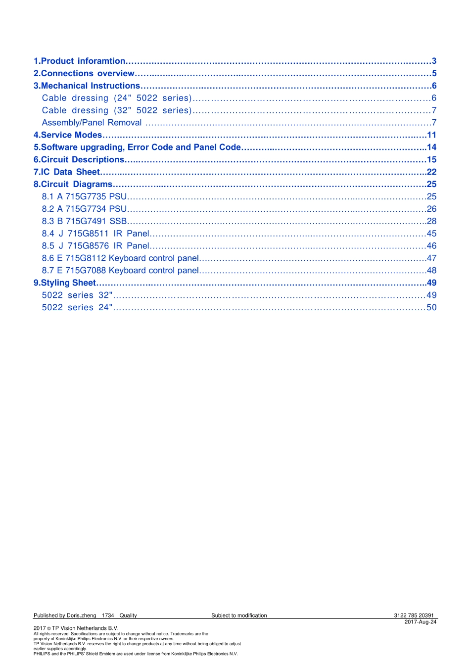 飞利浦TPH17.1A机芯液晶电视维修手册.pdf_第2页