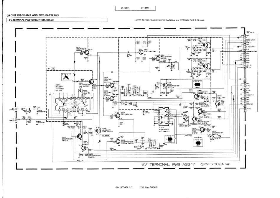 JVC C-14M1彩电图纸_JVC C-14M1.pdf_第2页