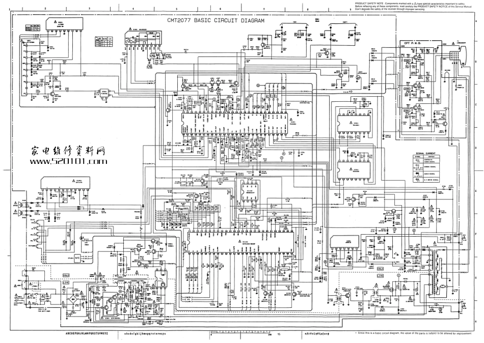 日立CMT-2077彩电电路原理图.pdf_第1页