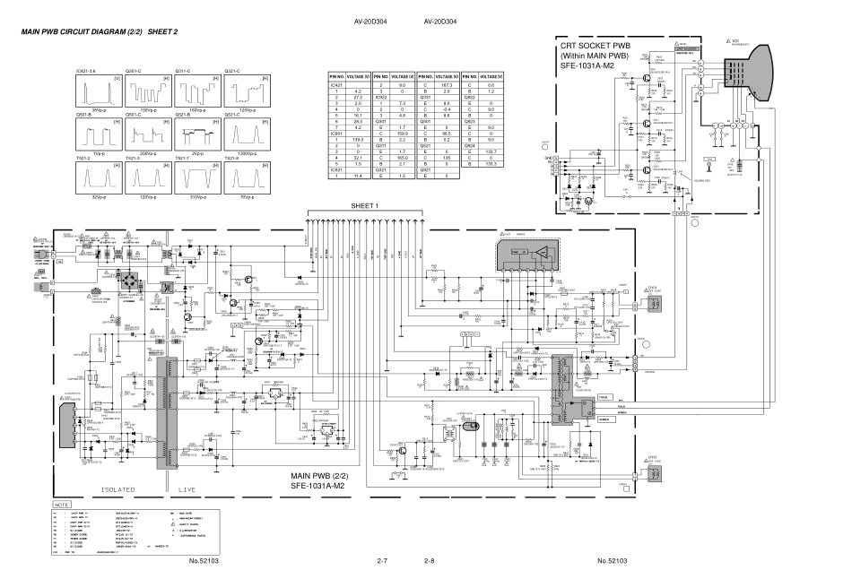 JVC AV-20D304彩电电路原理图_JVC AV-20D304.pdf_第3页