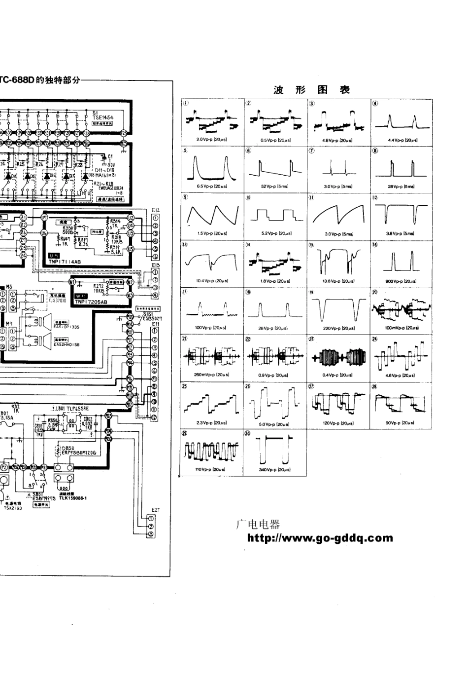 松下TC-2060D原理图_松下  TC-430D、TC688D(04).pdf_第1页