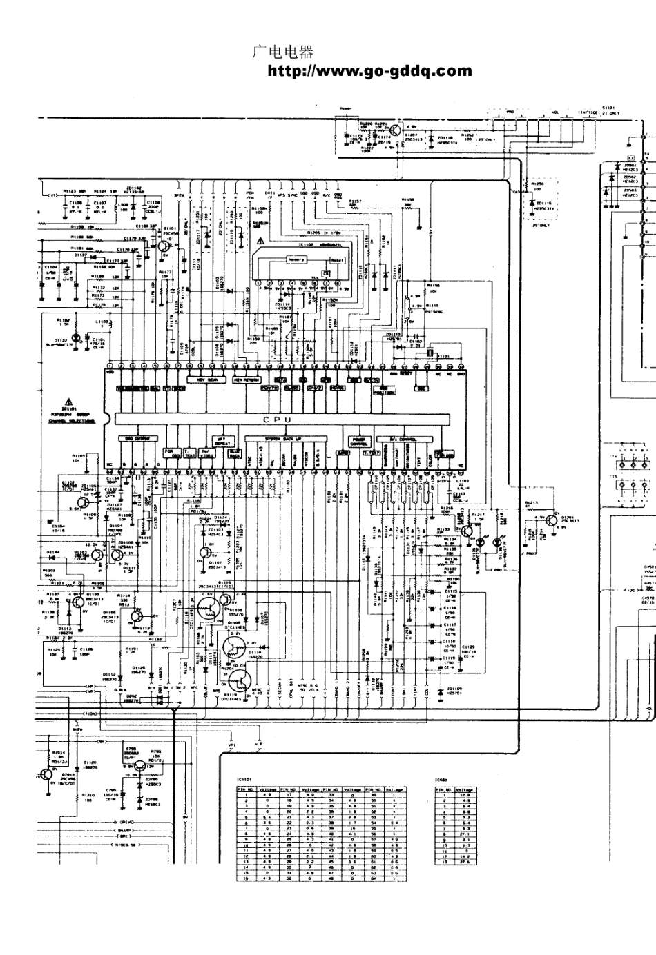 日立C25D8A彩电原理图_日立  C25D8A(03).pdf_第1页