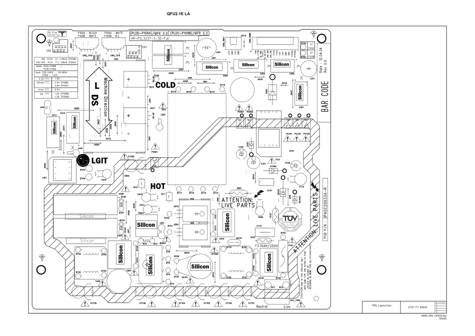 飞利浦PLDC-P109B PLDD-P109A QFU2.1ELA机芯电源板原理图.pdf_第2页