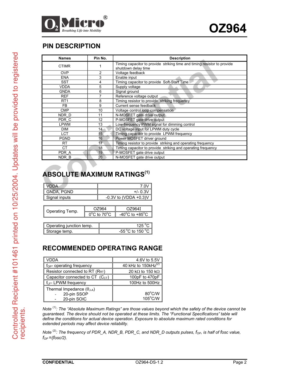 奇美V315B1-L01屏IC资料_OZ964GN资料.pdf_第3页