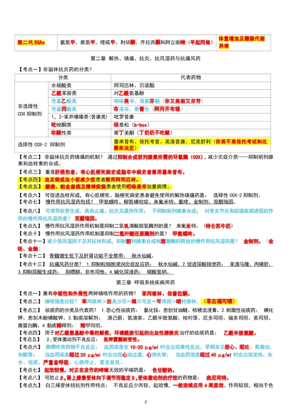 西药二三色笔记.pdf_第2页