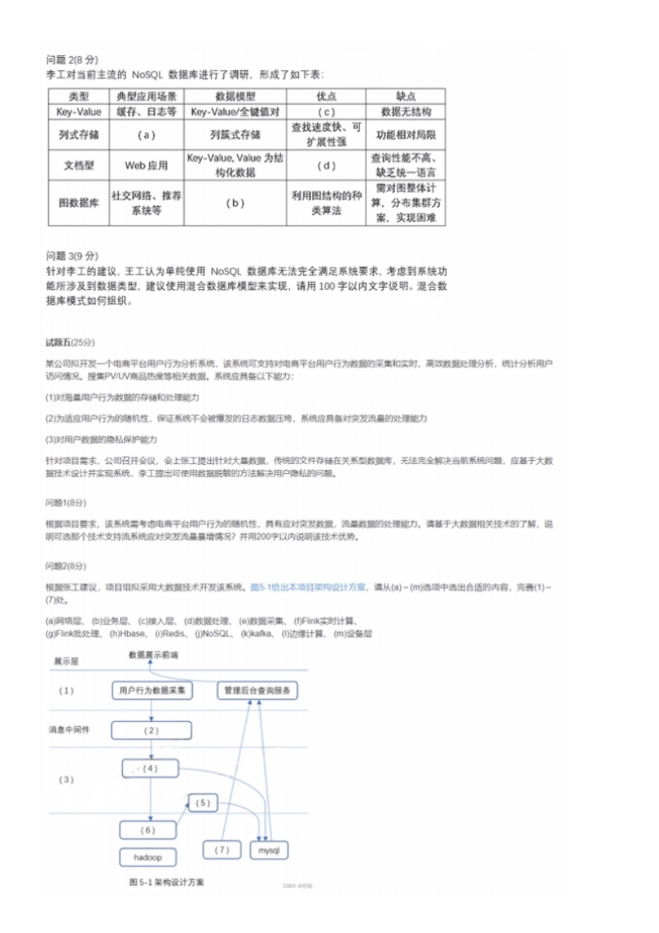 2023年系统分析师下午真题空白卷＋答案解析.pdf_第3页