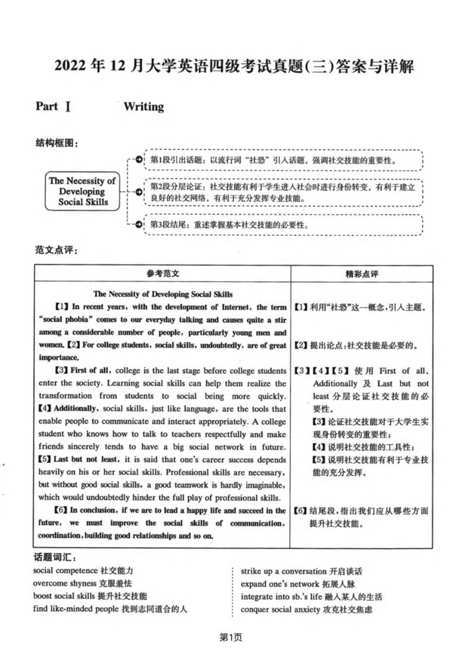 2022.12大学英语四级真题解析03.pdf_第1页