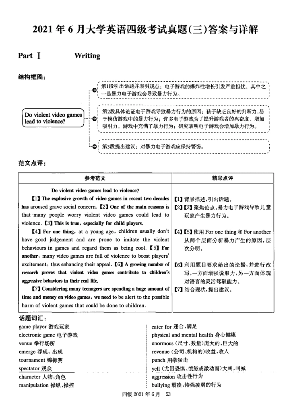 2021.06大学英语四级_真题解析03-已压缩.pdf_第1页