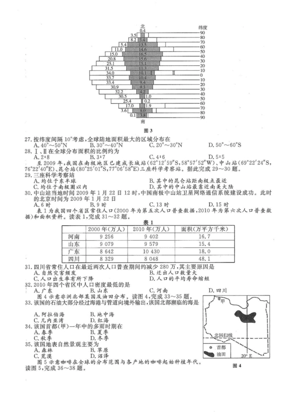 2014年高升本（历史地理）真题及答案解析(A4版本).pdf_第3页