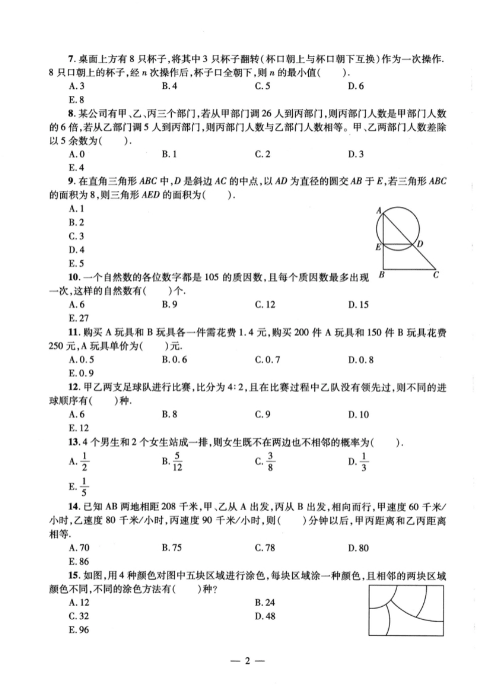 2022年199管综真题试题及解析.pdf_第2页