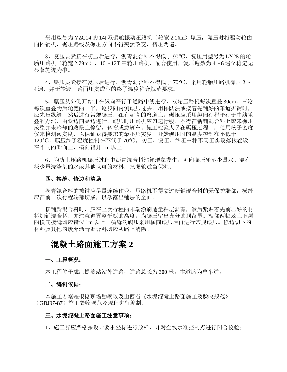 混凝土路面施工方案.docx_第3页