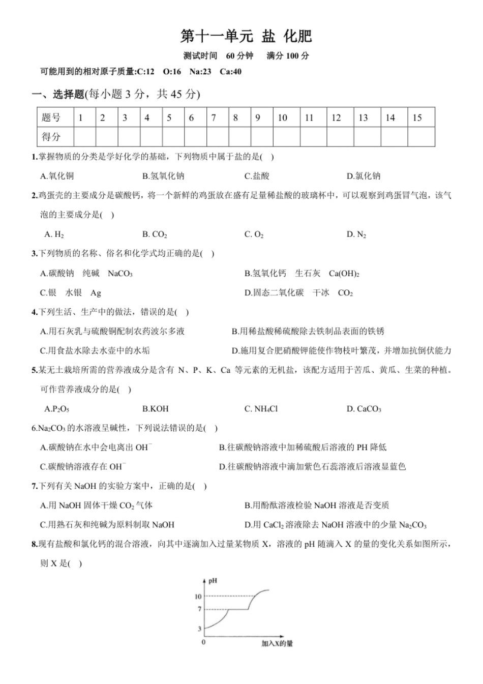 第十一单元盐化肥（人教版）.pdf_第1页